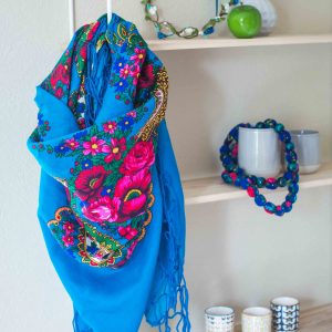 foulard slave turquoise mariochka