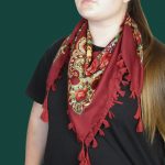 foulard slave bordeau