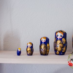 matriochka bleu nuit foncee