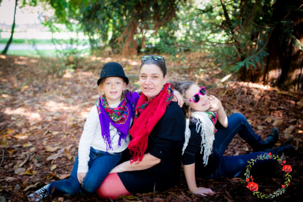 TRIO « Mère et filles » couleurs mixées