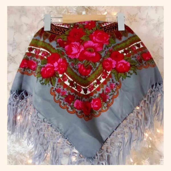 Foulard gris Doux